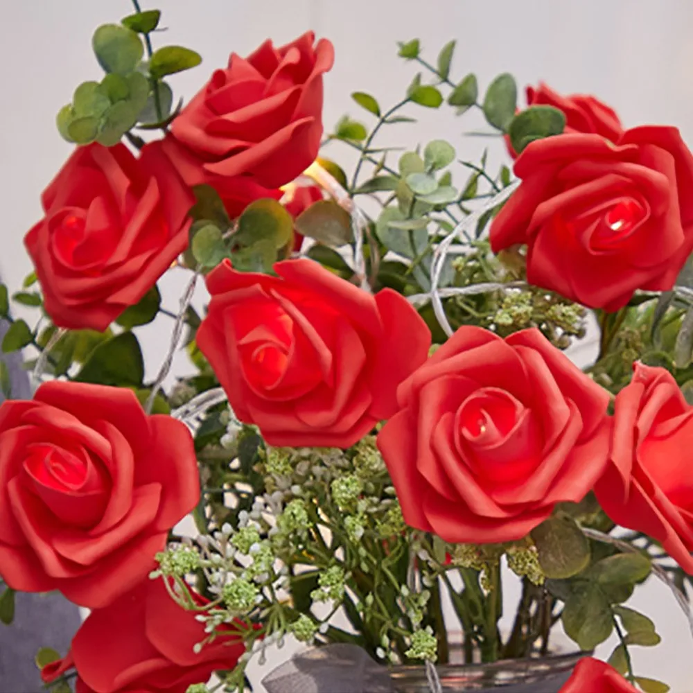 Romantic LED Rose String Lights Warm White 1.5/3 M Rose Flower Lights 10/20 LED Flower Garland Fairy Lights Mother's Day
Romantic LED Rose String Lights Warm White 1.5/3 M Rose Flower Lights 10/20 LED Flower Garland Fairy Lights Mother's Day