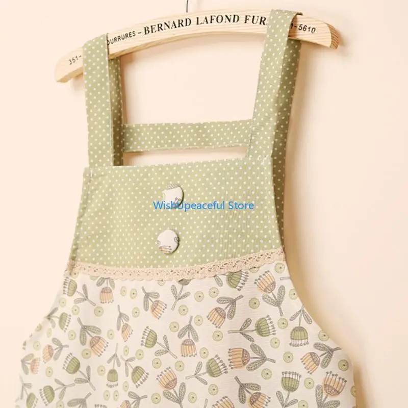34YA Rural Sweet Flower Kitchen Apron with Pockets Adjustable Waist Tie Cotton Linen
34YA Rural Sweet Flower Kitchen Apron with Pockets Adjustable Waist Tie Cotton Linen