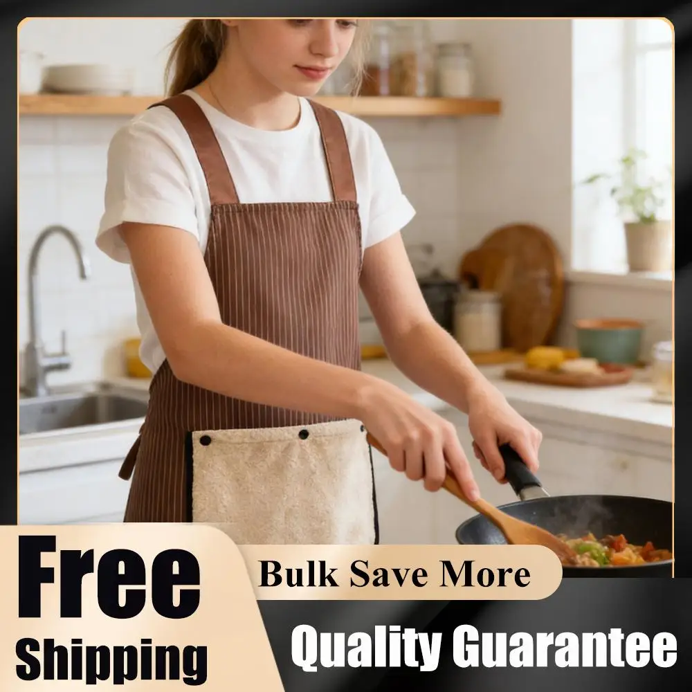 Waterproof Cooking Apron Comfortable No-Tie Cross Back Chef Apron Easy To Clean for Men & Women Cooking Baking Grilling BBQ
Waterproof Cooking Apron Comfortable No-Tie Cross Back Chef Apron Easy To Clean for Men & Women Cooking Baking Grilling BBQ