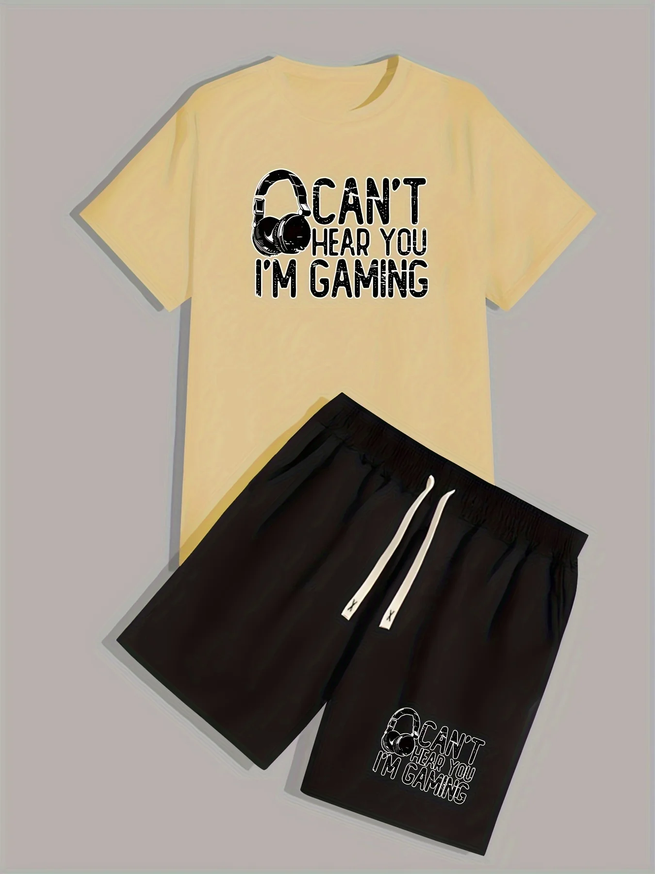 Summer New Arrival Fashion Letter Print Basic T-Shirt Set Men's Breathable Shorts Comfortable Sports & Casual Two-Piece Set
Summer New Arrival Fashion Letter Print Basic T-Shirt Set Men's Breathable Shorts Comfortable Sports & Casual Two-Piece Set