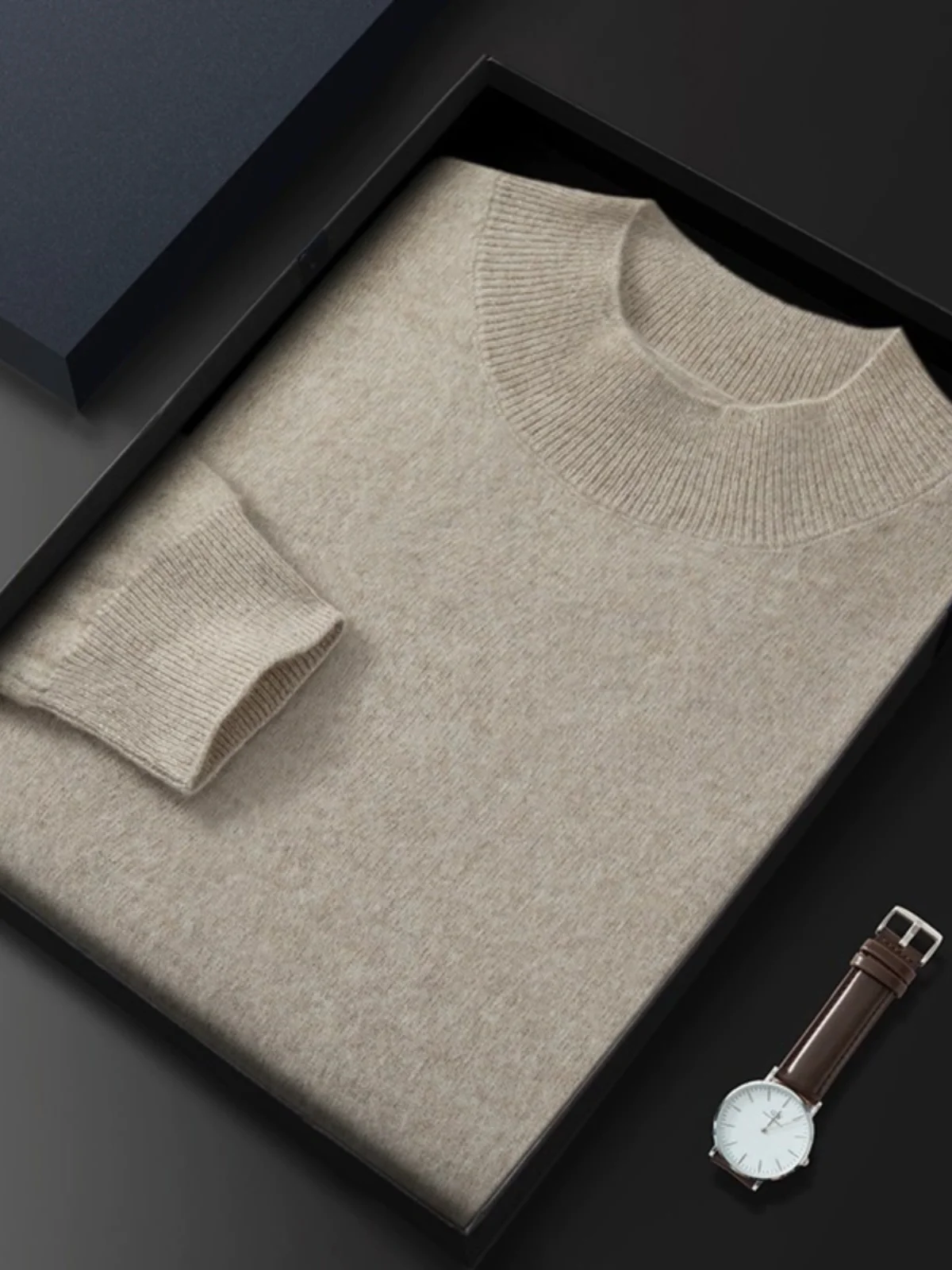 Мужской тонкий вязаный свитер Slim Fit с высоким воротником, повседневная теплая кофта-худи, базовый слой для осени и зимы, новинка, деловой повседневный стиль
Мужской тонкий вязаный свитер Slim Fit с высоким воротником, повседневная теплая кофта-худи, базовый слой для осени и зимы, новинка, деловой повседневный стиль