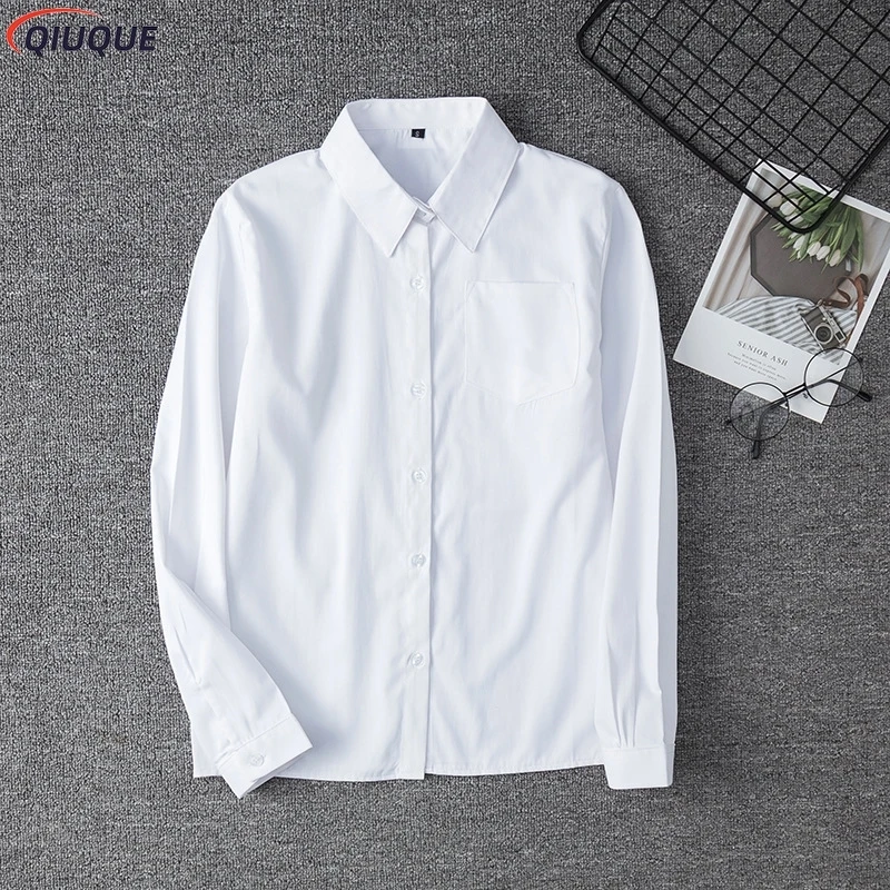 Unisex Solid Color Business Shirt Fashion Classic Basic Casual Slim White Long Sleeve Shirt Cosplay Costume All-purpose Shirt
Unisex Solid Color Business Shirt Fashion Classic Basic Casual Slim White Long Sleeve Shirt Cosplay Costume All-purpose Shirt