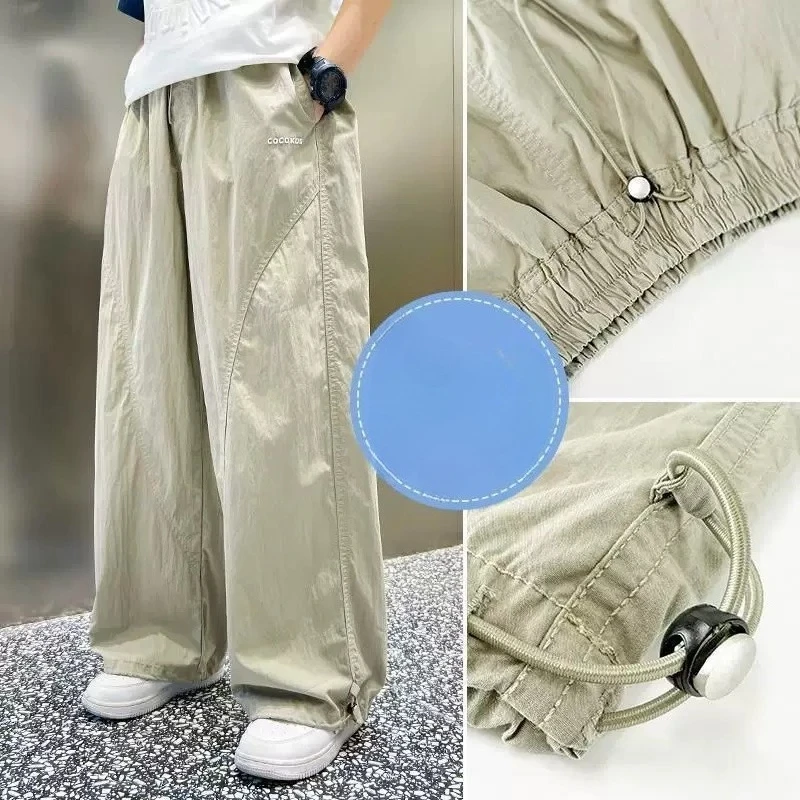 Boys' Loose Wide Leg Pants 2026 Summer New, Thin Casual Anti-Mosquito Long Trousers for Toddler Kids Breathable Daily Wear
Boys' Loose Wide Leg Pants 2026 Summer New, Thin Casual Anti-Mosquito Long Trousers for Toddler Kids Breathable Daily Wear