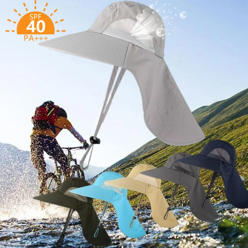 Summer Sun Hats UV Protection Outdoor Hunting Fishing Cap for Men Women Camping Visor Bucket Hat With Neck Flap Fisherman Hat
Summer Sun Hats UV Protection Outdoor Hunting Fishing Cap for Men Women Camping Visor Bucket Hat With Neck Flap Fisherman Hat