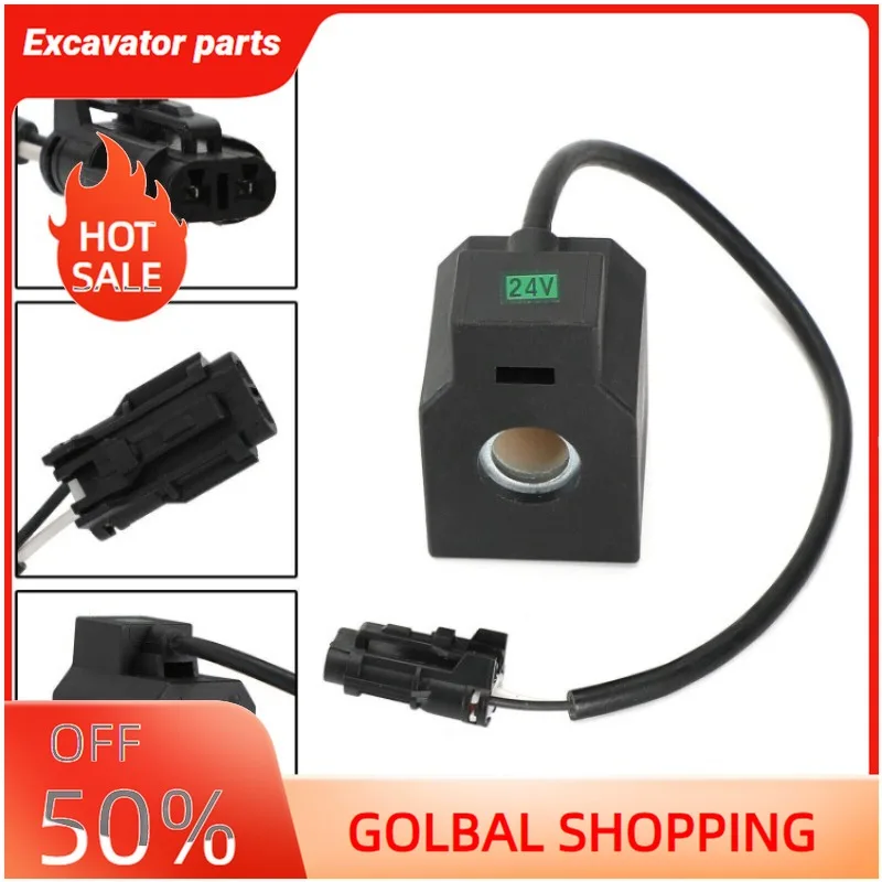 1Pcs 24V Dc Solenoid Valve Coil Fits Hyundai R55 R210-5 R220-5 Excavator#
1Pcs 24V Dc Solenoid Valve Coil Fits Hyundai R55 R210-5 R220-5 Excavator#