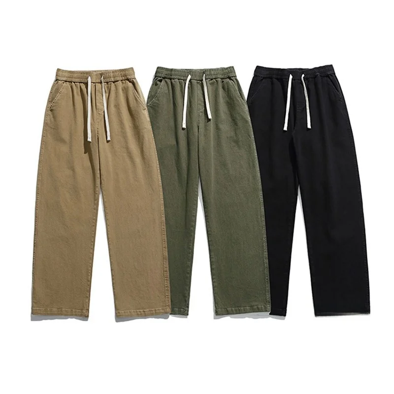 American Sle Casual Pants Heavy Workwear Straight Leg Wide Leg Jeans Men's Autumn Waed Cotton Denim Trousers
American Sle Casual Pants Heavy Workwear Straight Leg Wide Leg Jeans Men's Autumn Waed Cotton Denim Trousers