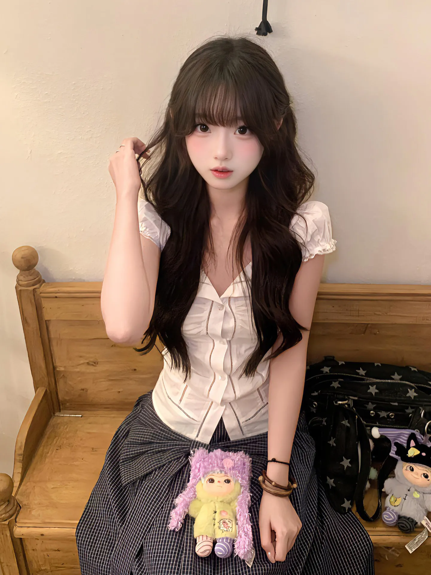 Korean Design Lace Bubble Sleeve Shirt Women's Early Summer Outfit Bow Tie Half Skirt Set Sweet Style Short Sleeve V-Neck Pol...
Korean Design Lace Bubble Sleeve Shirt Women's Early Summer Outfit Bow Tie Half Skirt Set Sweet Style Short Sleeve V-Neck Pol...