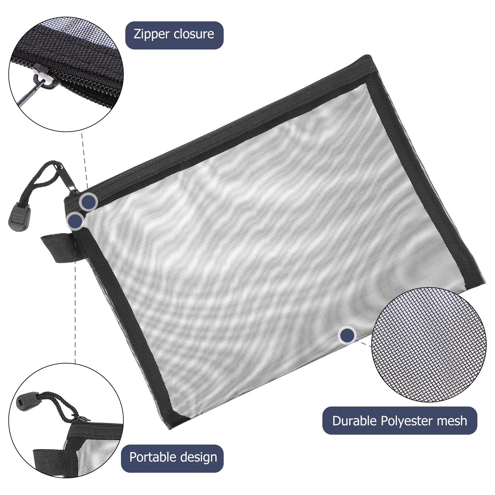 15Pcs Mesh File Bags Document Organizers for School Office Makeup Pencil Toiletry Travel Portable Zipper Pouch Storage
15Pcs Mesh File Bags Document Organizers for School Office Makeup Pencil Toiletry Travel Portable Zipper Pouch Storage