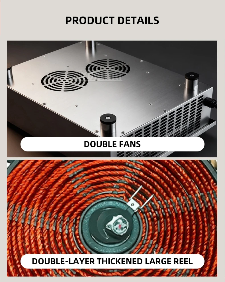 5000W Flat Induction Cooker Button Knob Kitchen Cooking Appliance Induction Cooktop
5000W Flat Induction Cooker Button Knob Kitchen Cooking Appliance Induction Cooktop