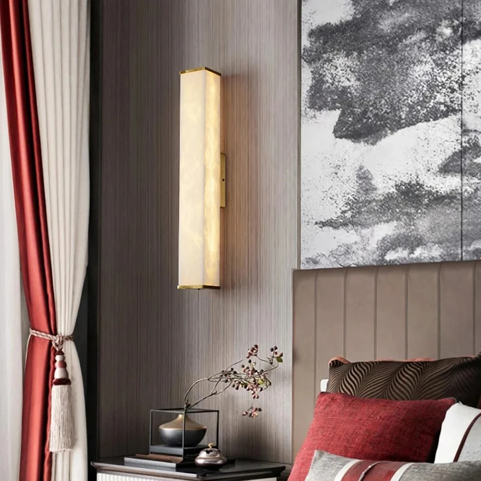 Cube natural marble wall lamp, living room corridor staircase, bedroom dining room wall lamp YX460TB
Cube natural marble wall lamp, living room corridor staircase, bedroom dining room wall lamp YX460TB