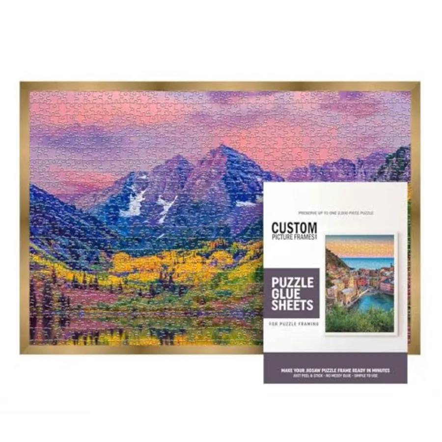 26.5x38.5 Puzzle Frame Kit with Glue Sheets Bronze Modern Picture Frame Real Wood with UV Resistant Acrylic Front Made to Prese
26.5x38.5 Puzzle Frame Kit with Glue Sheets Bronze Modern Picture Frame Real Wood with UV Resistant Acrylic Front Made to Prese