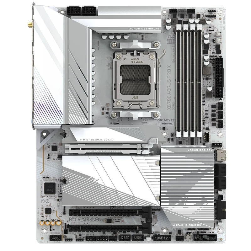 For desktop main board X670E AORUS PRO X support AM5 processor
For desktop main board X670E AORUS PRO X support AM5 processor