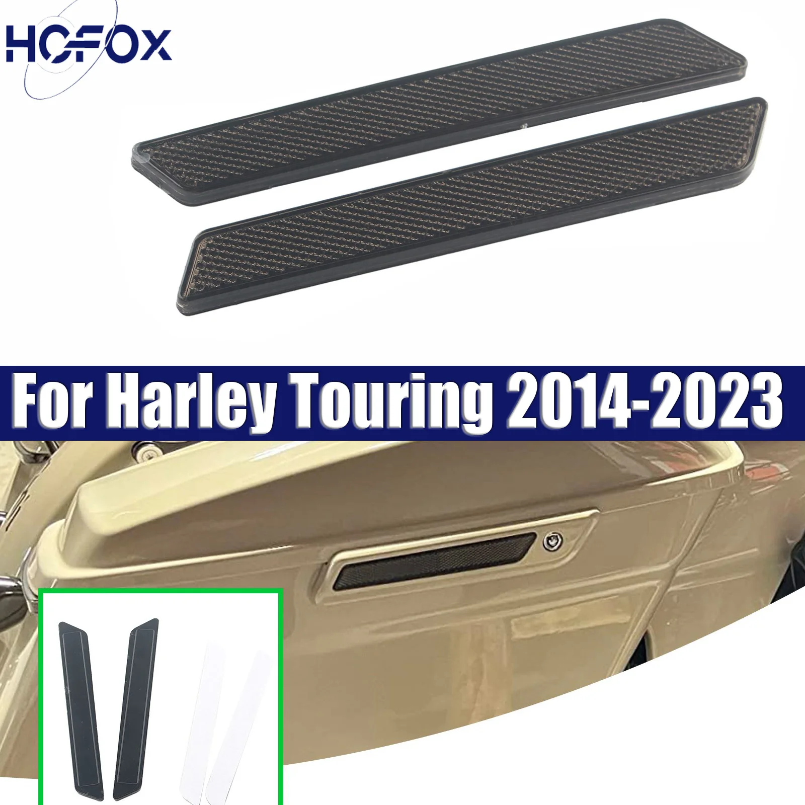 For Harley Touring 2014-2023 Motorcycle Reflector Hard Saddlebag Latch Covers ABS Plastic
For Harley Touring 2014-2023 Motorcycle Reflector Hard Saddlebag Latch Covers ABS Plastic