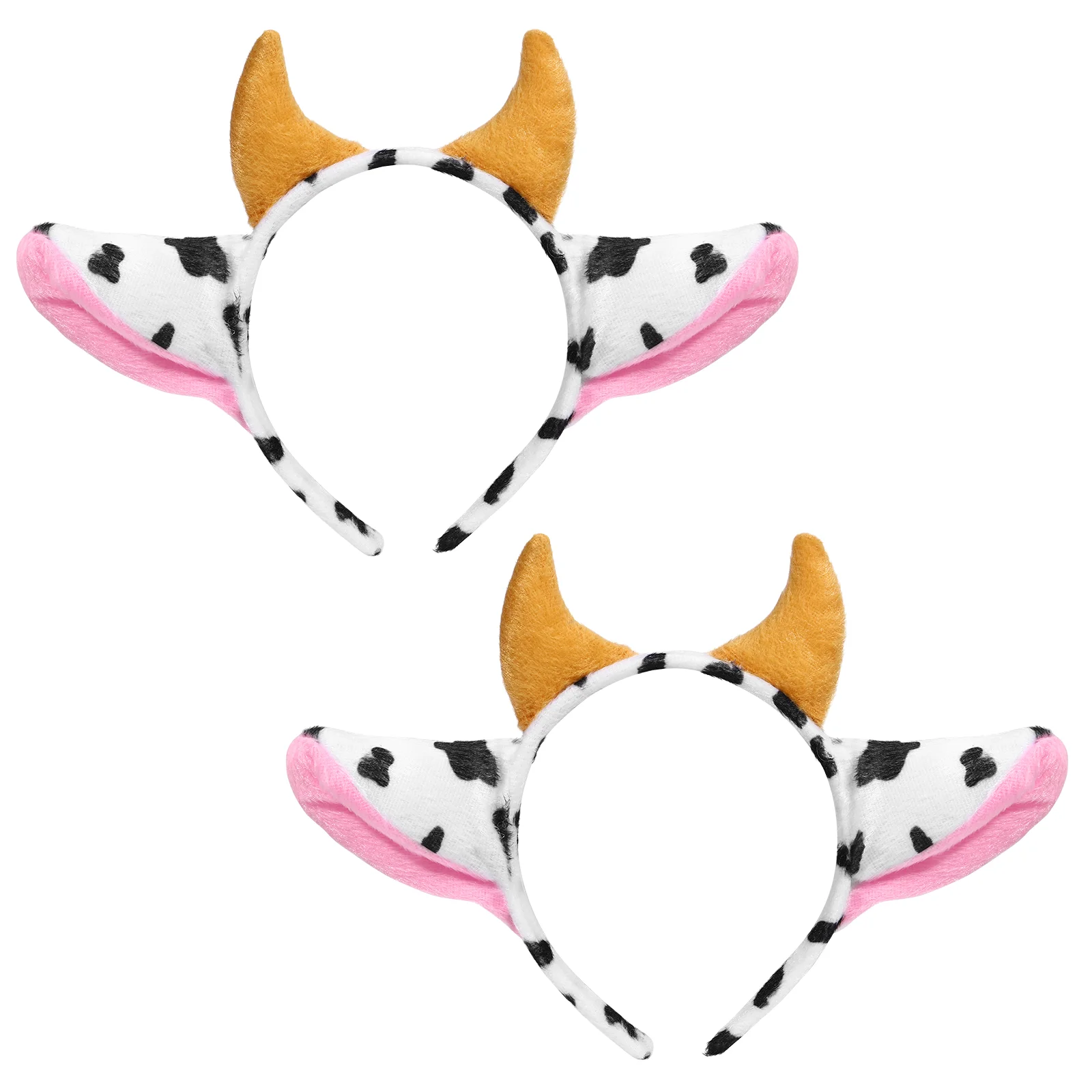2pcs Cartoon Dairy Cow Ears Horns Headband Premium Material Birthday Halloween Christmas Party Daily Wear Photo Props
2pcs Cartoon Dairy Cow Ears Horns Headband Premium Material Birthday Halloween Christmas Party Daily Wear Photo Props