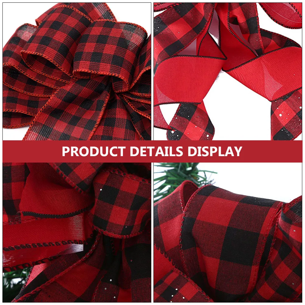 1pc Bowknot Tree Topper Christmas Tree Decor Treetop Decoration Festive Adornment Party Holiday Home Decoration
1pc Bowknot Tree Topper Christmas Tree Decor Treetop Decoration Festive Adornment Party Holiday Home Decoration