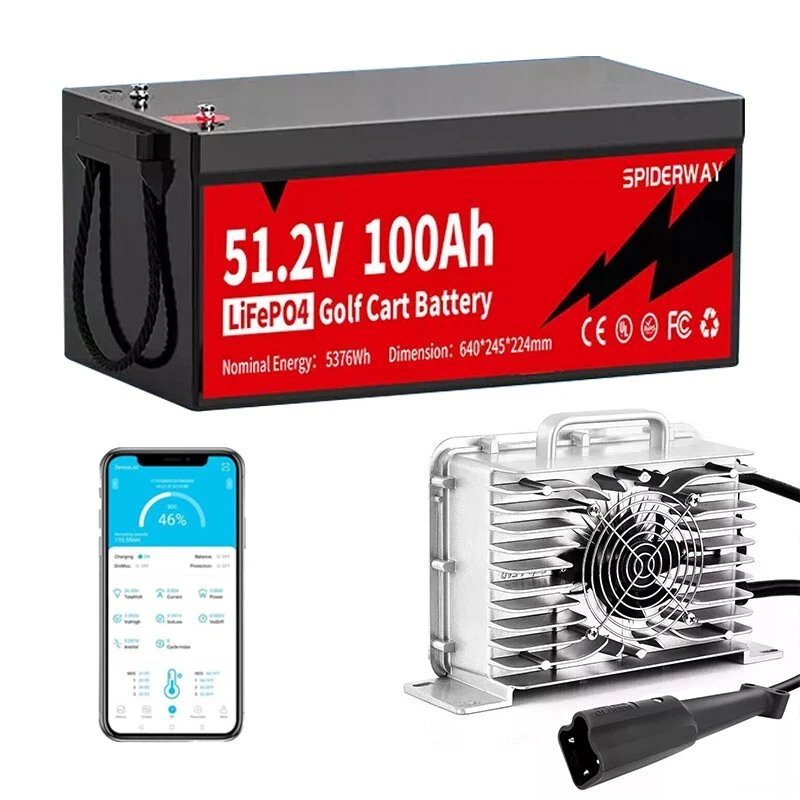 Литиевая батарея LiFePO4 48 В, 100 Ач для гольф-кара Yamaha G29 с зарядным устройством 25 А
Литиевая батарея LiFePO4 48 В, 100 Ач для гольф-кара Yamaha G29 с зарядным устройством 25 А