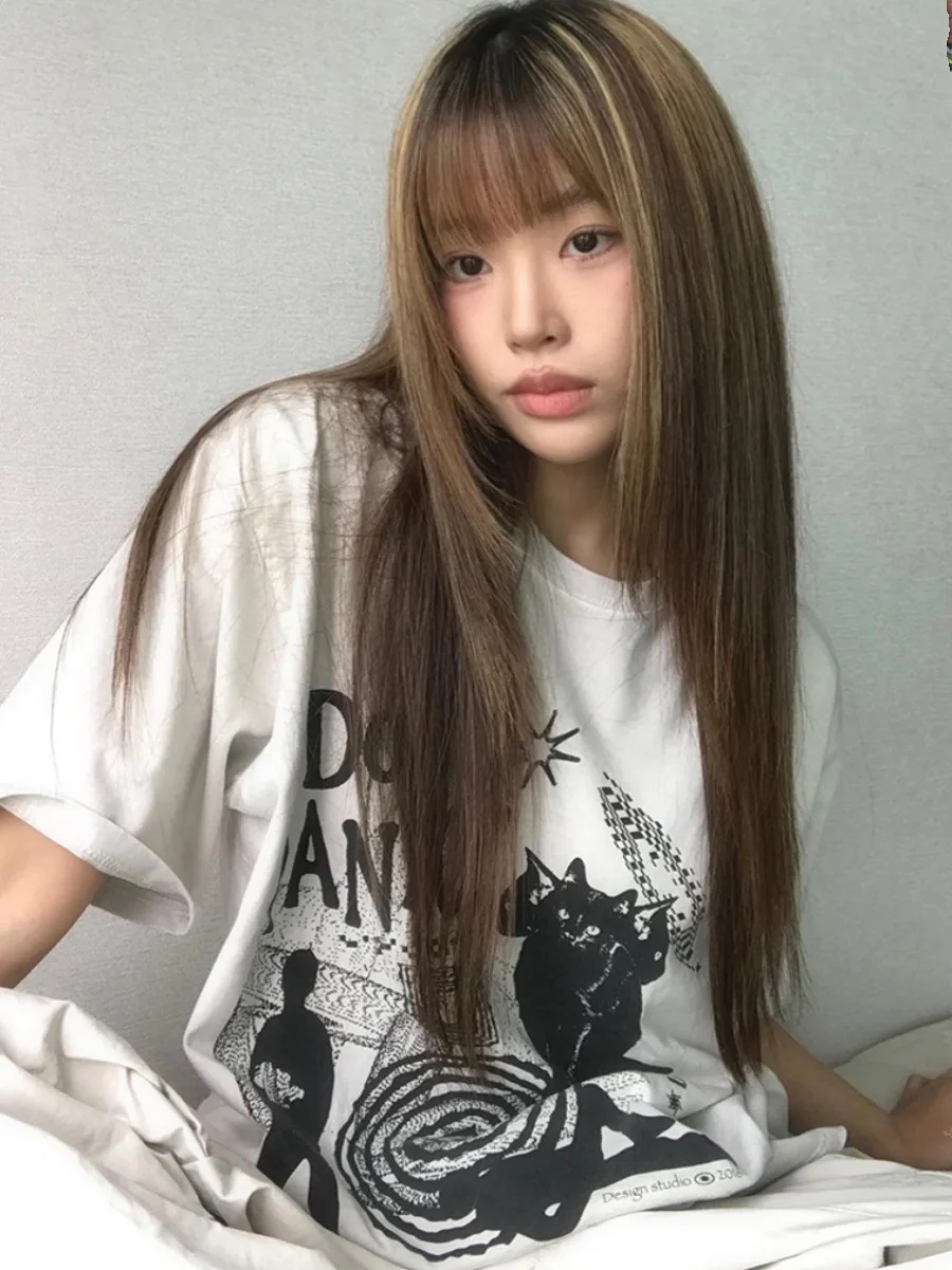 Casual Loose Summer ort Sve T-irt Street Sle Versatile Comfortable plus Size Design Printed Cotton Korean Sle
Casual Loose Summer ort Sve T-irt Street Sle Versatile Comfortable plus Size Design Printed Cotton Korean Sle