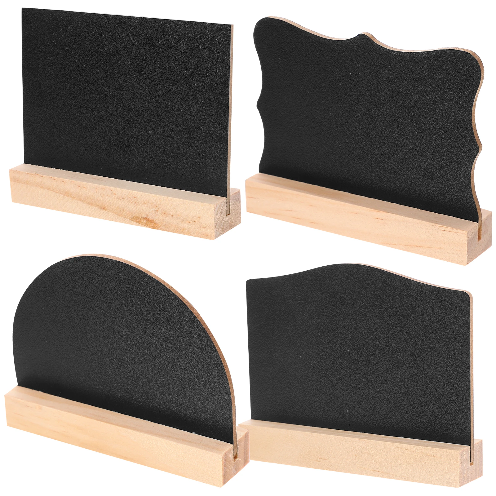 4 Pcs Double Sided Blackboard Sign Mini Chalkboard Wood Desk naments Food Message Board Small Blackboard Table Decor Display
4 Pcs Double Sided Blackboard Sign Mini Chalkboard Wood Desk naments Food Message Board Small Blackboard Table Decor Display