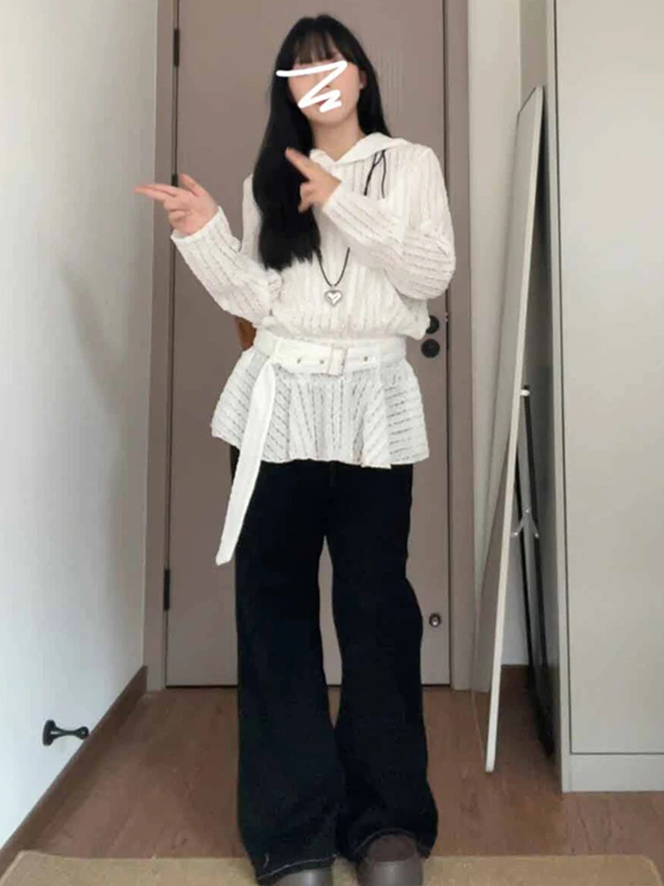 White Knitted Hollow out Dr Women's Spring 2025 Korean Sle Lazy Waist Cinched Hoodie Dr A-Line Skirt Stand Fit
White Knitted Hollow out Dr Women's Spring 2025 Korean Sle Lazy Waist Cinched Hoodie Dr A-Line Skirt Stand Fit