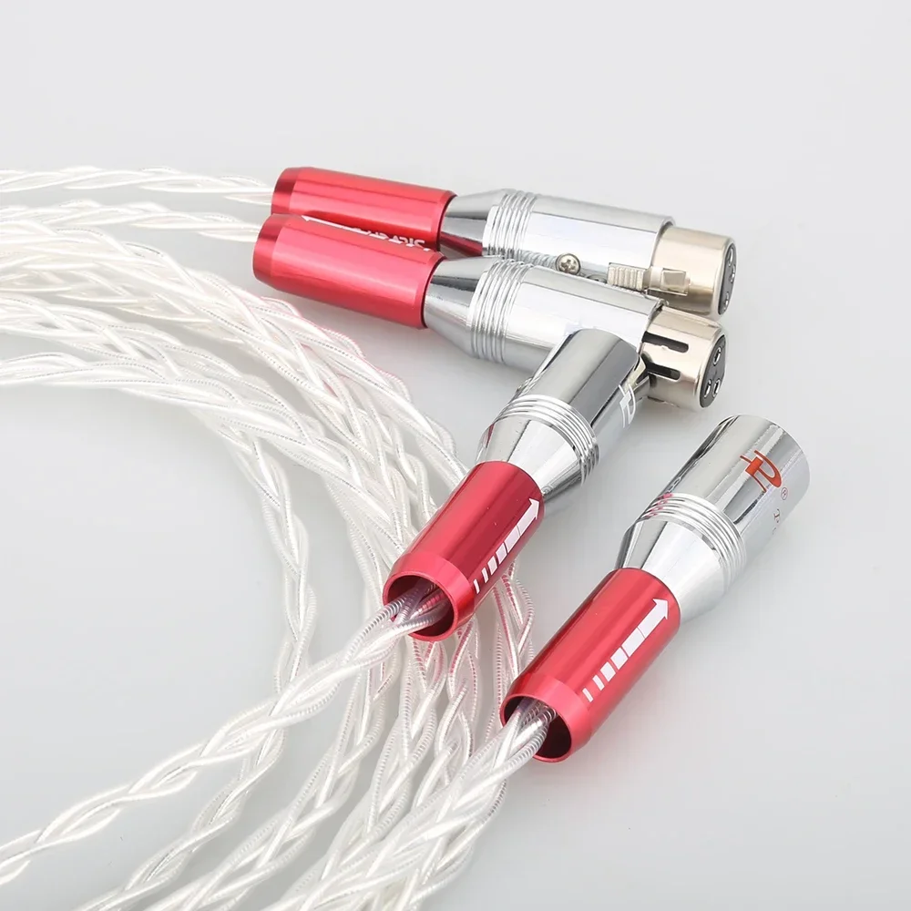 Hifi 5N OCC посеребренный аудиокабель с 3-контактным разъемом XLR «папа-мама» XLR Балансировочный кабель Линия аудиосигнала
Hifi 5N OCC посеребренный аудиокабель с 3-контактным разъемом XLR «папа-мама» XLR Балансировочный кабель Линия аудиосигнала