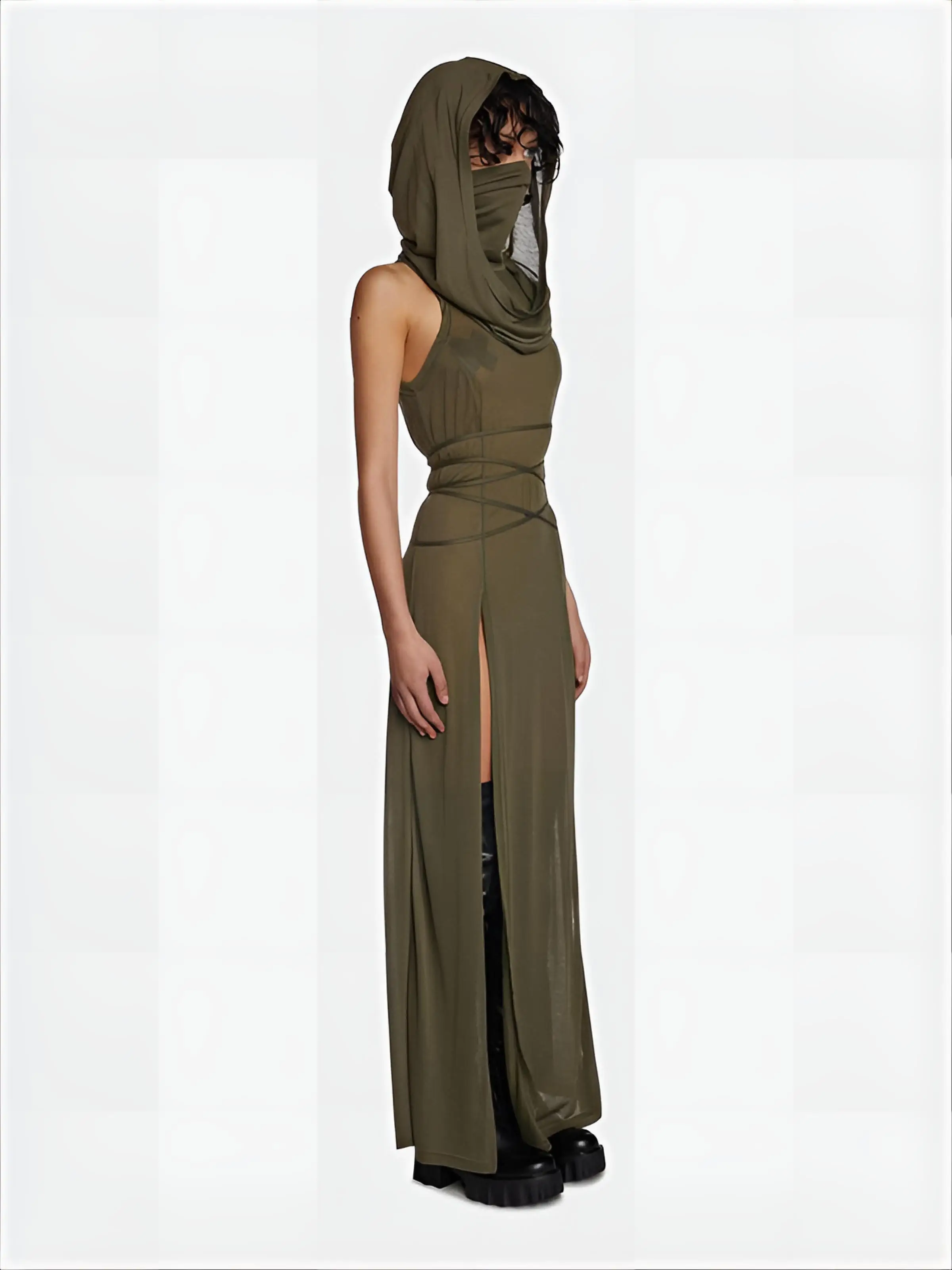Sleeveless Dress Elegant Women Lace-Up Front Evening Party Renaissance Medieval Gothic Vintage Structured Adjustable Detail Bf
Sleeveless Dress Elegant Women Lace-Up Front Evening Party Renaissance Medieval Gothic Vintage Structured Adjustable Detail Bf