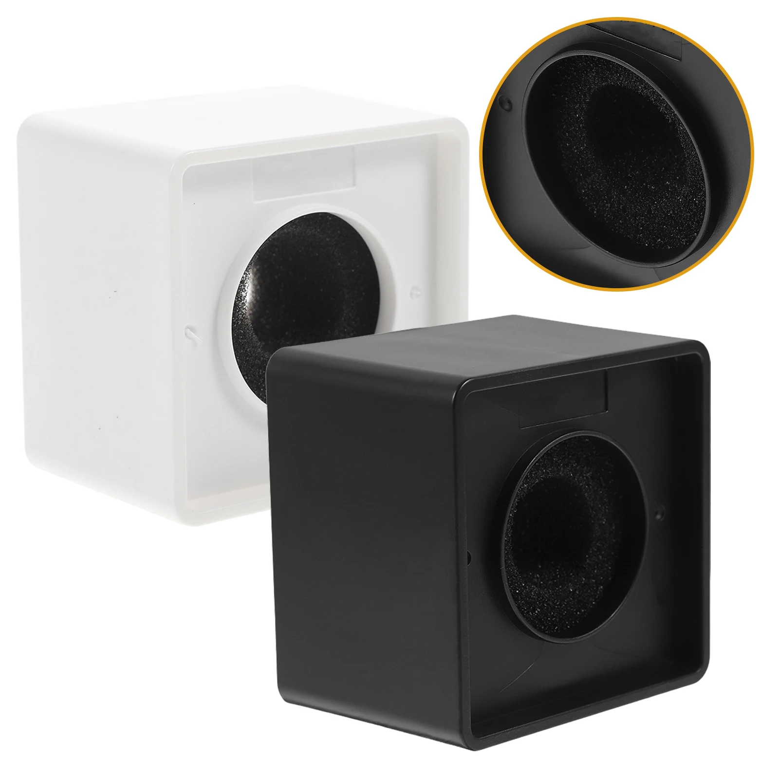 6Pcs Microphone Isolation Box with Station Interview Design Square Corner Mic Holder for Conference Room Broadcast Studio Use
6Pcs Microphone Isolation Box with Station Interview Design Square Corner Mic Holder for Conference Room Broadcast Studio Use