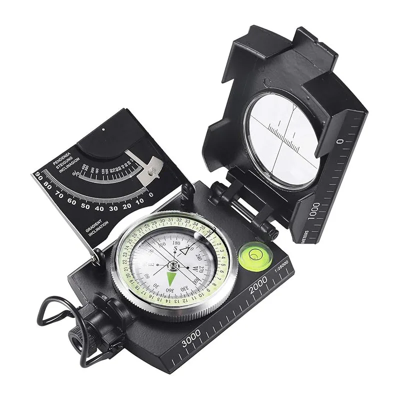 Multifunctional Military Sighting Navigation Compas with Inclinometer Impact Resistant Waterproof Compas Outdoors Hiking Camping
Multifunctional Military Sighting Navigation Compas with Inclinometer Impact Resistant Waterproof Compas Outdoors Hiking Camping