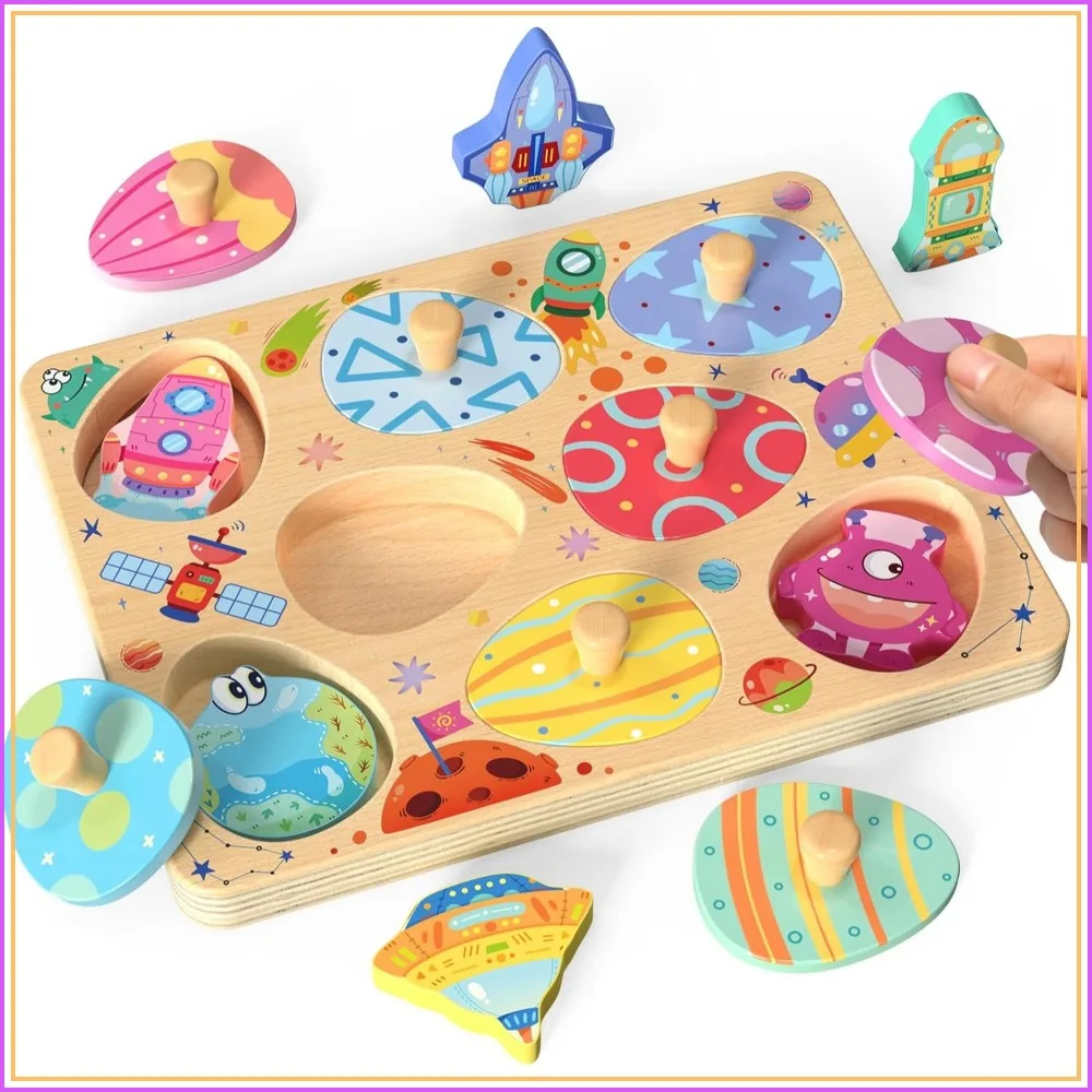 8 Pcs Space Matching Egg Puzzle, Solar System for Kids, Montessori Educational Toys, Easter Birthday Gifts
8 Pcs Space Matching Egg Puzzle, Solar System for Kids, Montessori Educational Toys, Easter Birthday Gifts