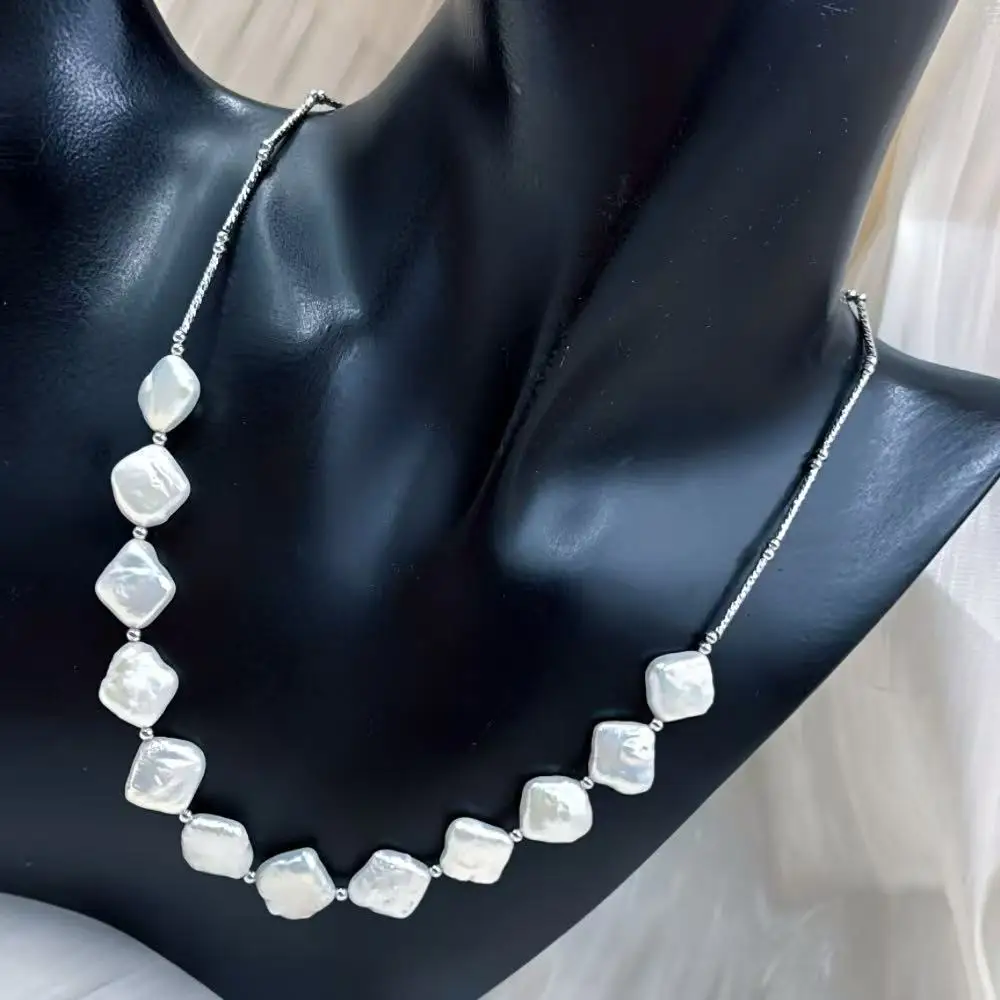 11-13 мм модные украшения белый ромб настоящий натуральный пресноводный жемчуг в стиле барокко для женщин и девочек колье с коротким воротником ожерелье 17 дюймов
11-13 мм модные украшения белый ромб настоящий натуральный пресноводный жемчуг в стиле барокко для женщин и девочек колье с коротким воротником ожерелье 17 дюймов