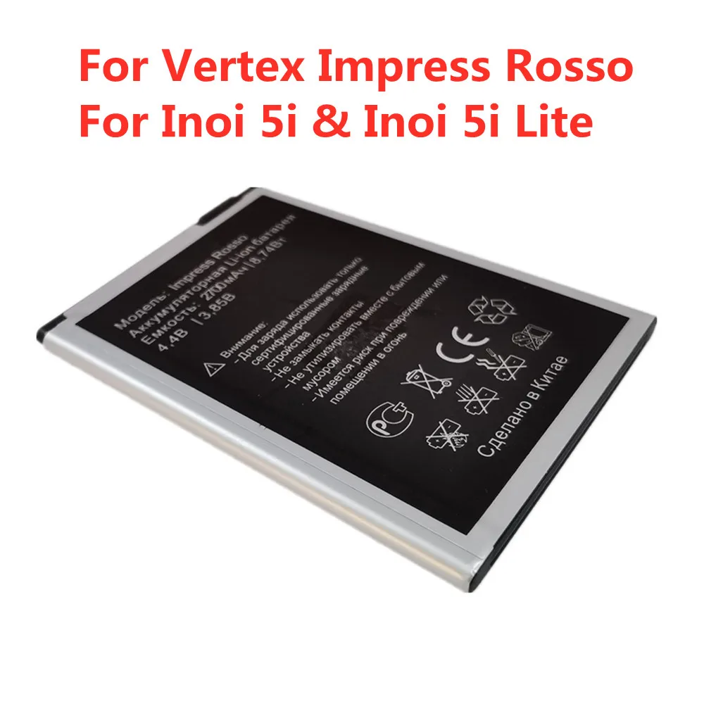 2700mAh Original Battery For INOI 5i Lite / INOI5 Lite Vertex Impress Rosso Phone Replacement Batteries Fast Shipping
2700mAh Original Battery For INOI 5i Lite / INOI5 Lite Vertex Impress Rosso Phone Replacement Batteries Fast Shipping