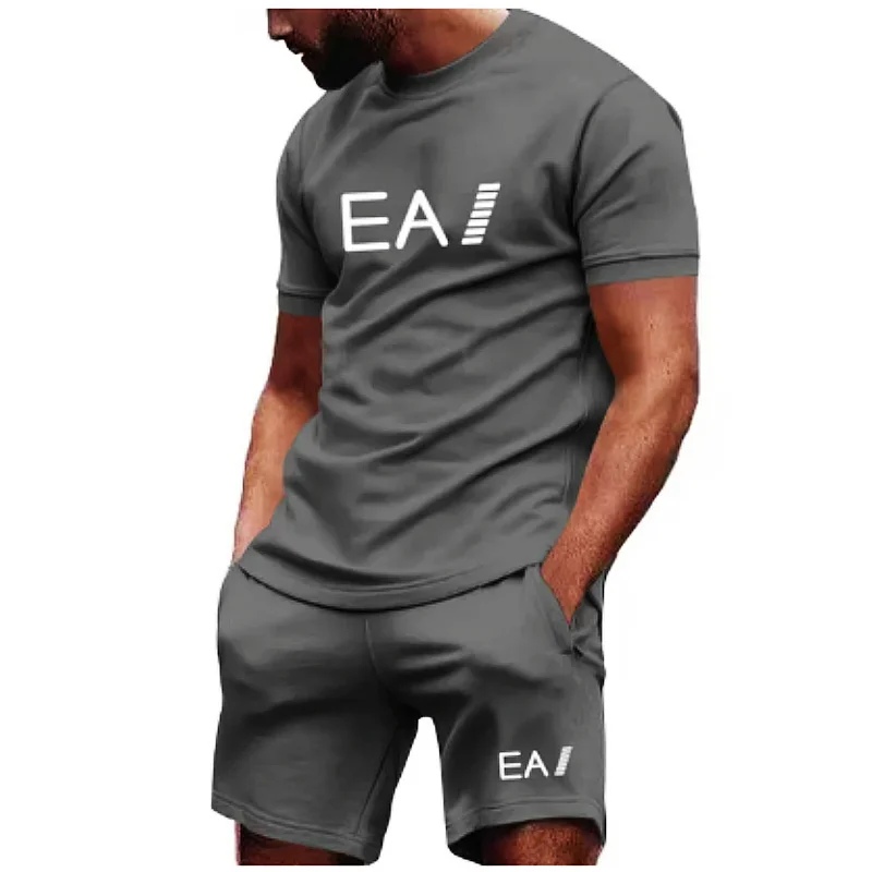 Новинка 2024, мужской спортивный костюм, футболка с коротким рукавом, спортивные шорты, повседневная одежда, джоггеры, комплект из двух предметов, Мужская брендовая летняя одежда
Новинка 2024, мужской спортивный костюм, футболка с коротким рукавом, спортивные шорты, повседневная одежда, джоггеры, комплект из двух предметов, Мужская брендовая летняя одежда