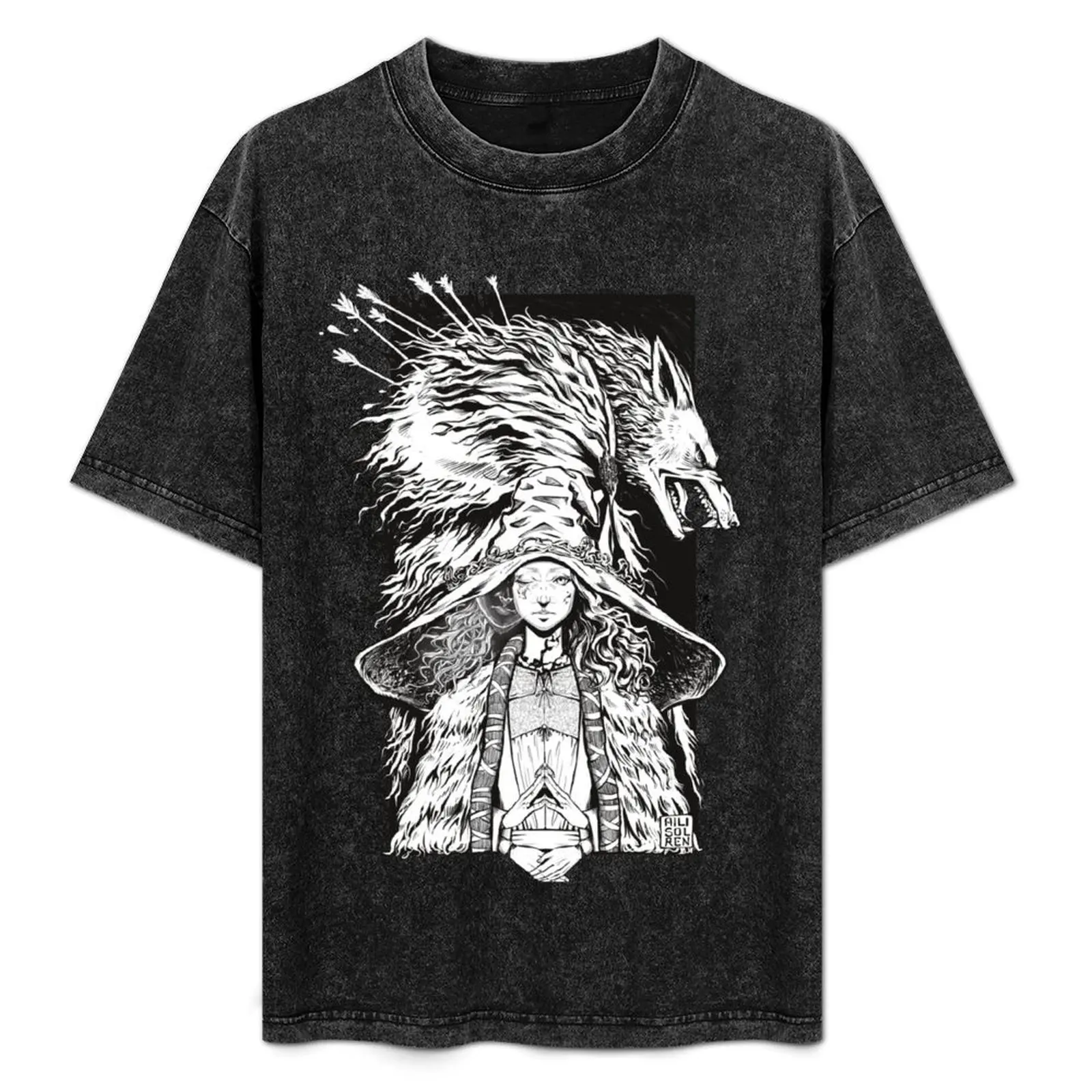 Ranni and the Baleful Shadow - B&W T-Shirt Lightweight Running T-Shirt
Ranni and the Baleful Shadow - B&W T-Shirt Lightweight Running T-Shirt