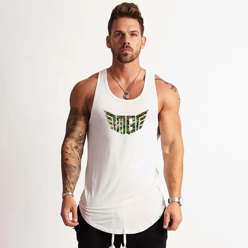 Gym Fitness Training Men Fashion Cotton Tank Tops Summer Sleeveless Cool Feeling Comfortable Breathable Running Sport T-shirt
Gym Fitness Training Men Fashion Cotton Tank Tops Summer Sleeveless Cool Feeling Comfortable Breathable Running Sport T-shirt