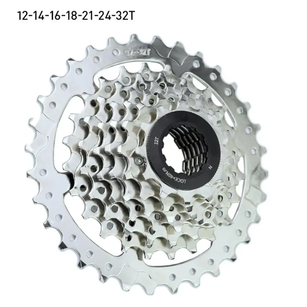Mountain Bike Cassettes With Locknut 7 Speed 12-28T/12-32T Bicycle Bike Rotary Freewheel For Rotary Hub Structure Sprocket
Mountain Bike Cassettes With Locknut 7 Speed 12-28T/12-32T Bicycle Bike Rotary Freewheel For Rotary Hub Structure Sprocket