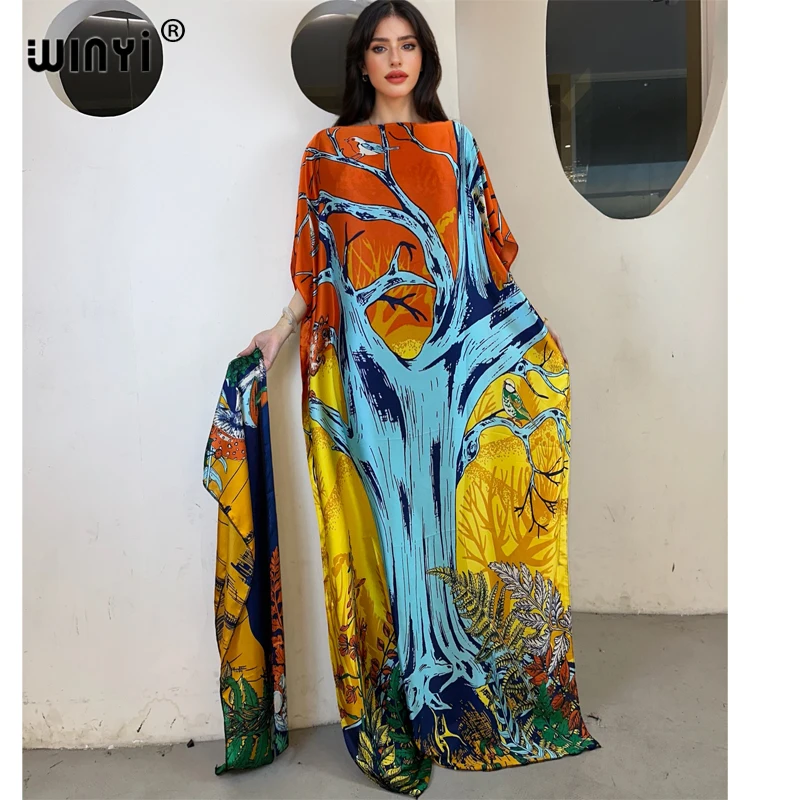 WINYI muslim african traditional dress for woman abaya dubai luxury Kaftan evening dress Elegant Maxi Length Dress beach covers
WINYI muslim african traditional dress for woman abaya dubai luxury Kaftan evening dress Elegant Maxi Length Dress beach covers