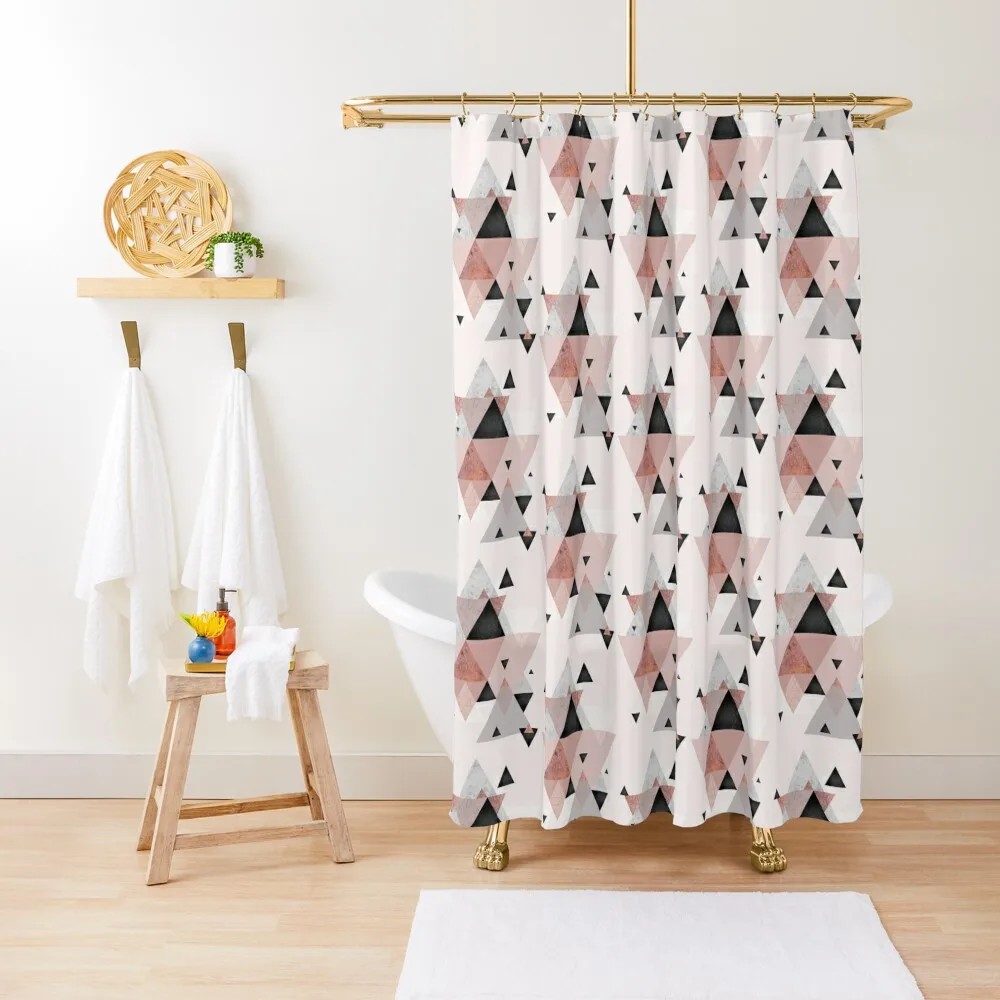 Geometric Compilation in Rose Gold and Blush Pink Shower Curtain Shower Curtain Sets For Bathroom
Geometric Compilation in Rose Gold and Blush Pink Shower Curtain Shower Curtain Sets For Bathroom