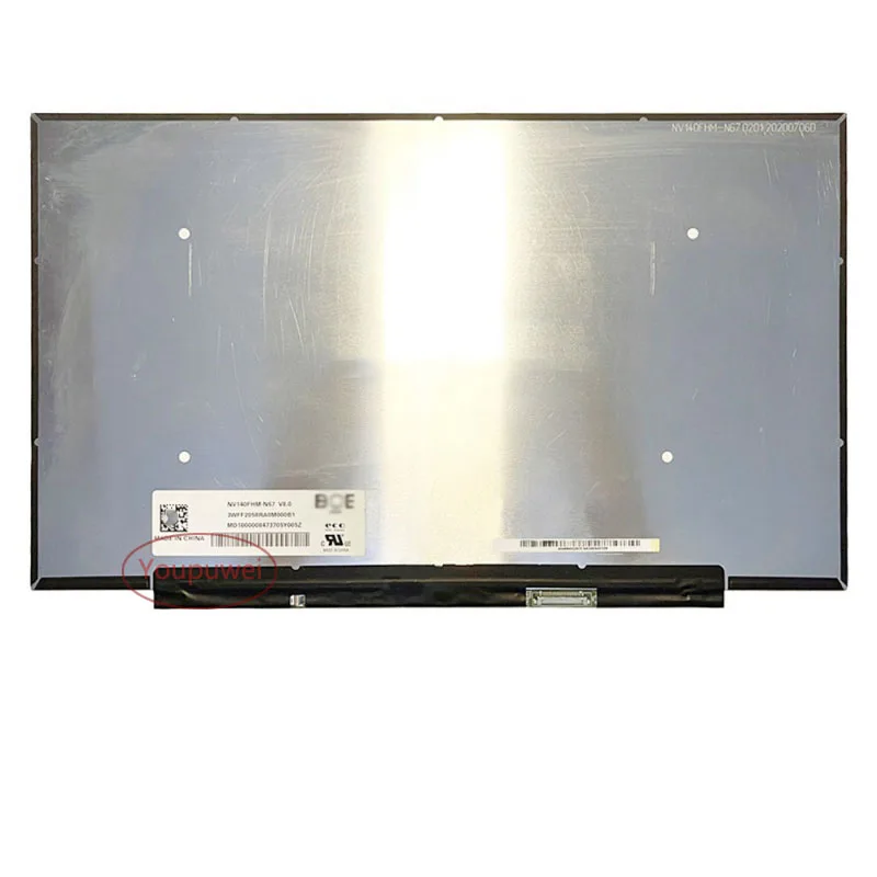 Laptop LCD Screen NV140FHM-N67 V8.0 1920x1080 FHD IPS 60Hz 30-Pins replacement display 14.0-inch matrix
Laptop LCD Screen NV140FHM-N67 V8.0 1920x1080 FHD IPS 60Hz 30-Pins replacement display 14.0-inch matrix