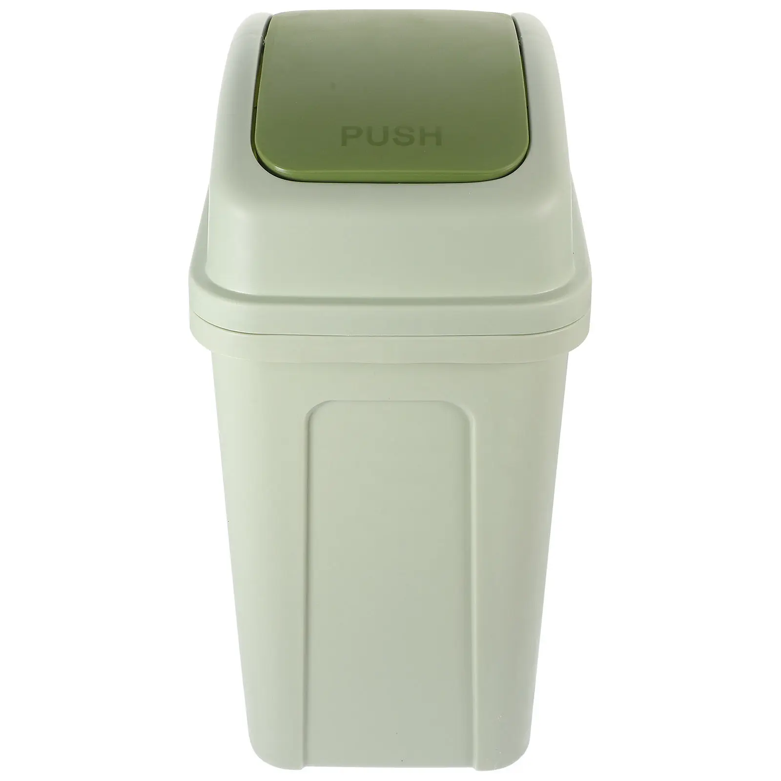 Plastic Swing Lid Trash Can Large Capacity Thick Stable Waste Bin for Kitchen Bathroom Nursery Restroom Indoor Home Use
Plastic Swing Lid Trash Can Large Capacity Thick Stable Waste Bin for Kitchen Bathroom Nursery Restroom Indoor Home Use