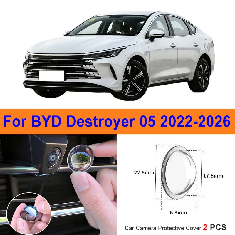360 Reverse Image Car Camera Cover Anti-Scratch PC Lens Protector Stickers For BYD Destroyer 05 2022-2026 2Pcs
360 Reverse Image Car Camera Cover Anti-Scratch PC Lens Protector Stickers For BYD Destroyer 05 2022-2026 2Pcs