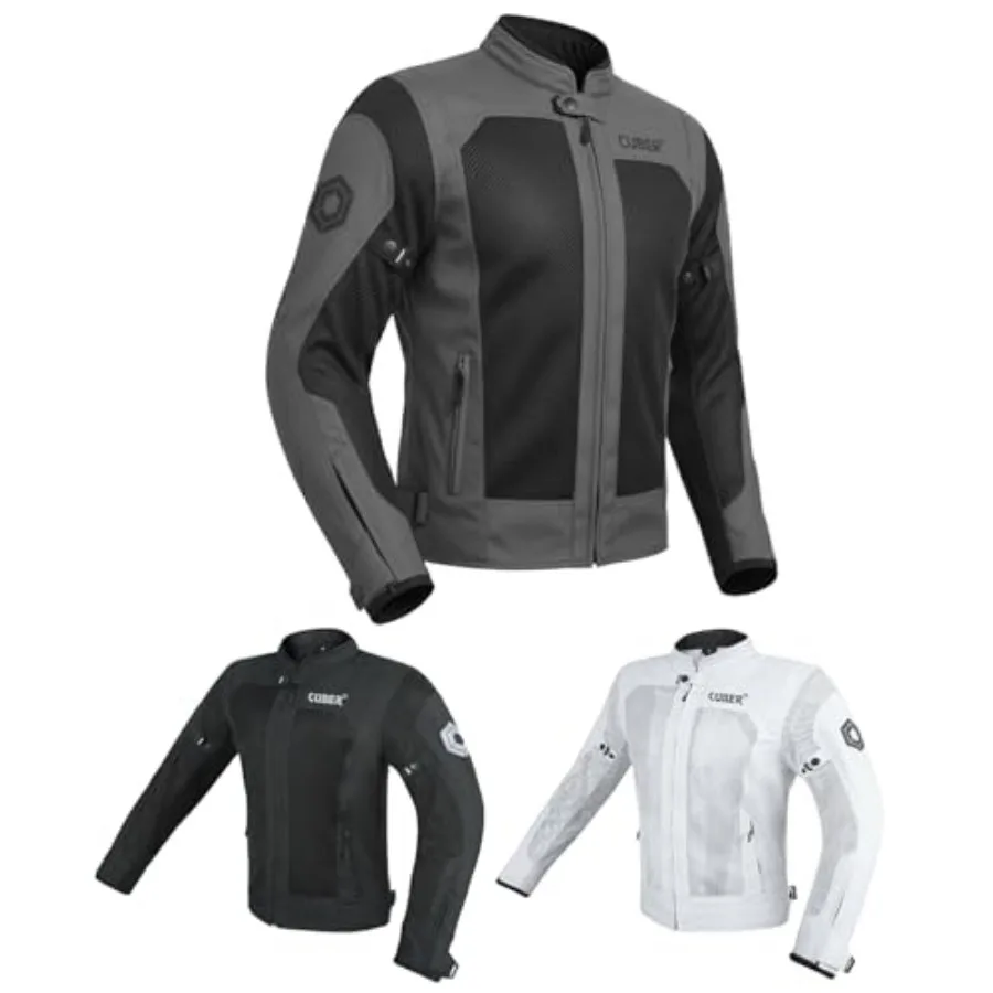 CUBER MOTORCYCLE BREATHABLE MESH JACKET MENS WITH CE ARMOR BIKERS RACING GEAR, SUMMER MOTORBIKE PROTECTIVE JACKET
CUBER MOTORCYCLE BREATHABLE MESH JACKET MENS WITH CE ARMOR BIKERS RACING GEAR, SUMMER MOTORBIKE PROTECTIVE JACKET