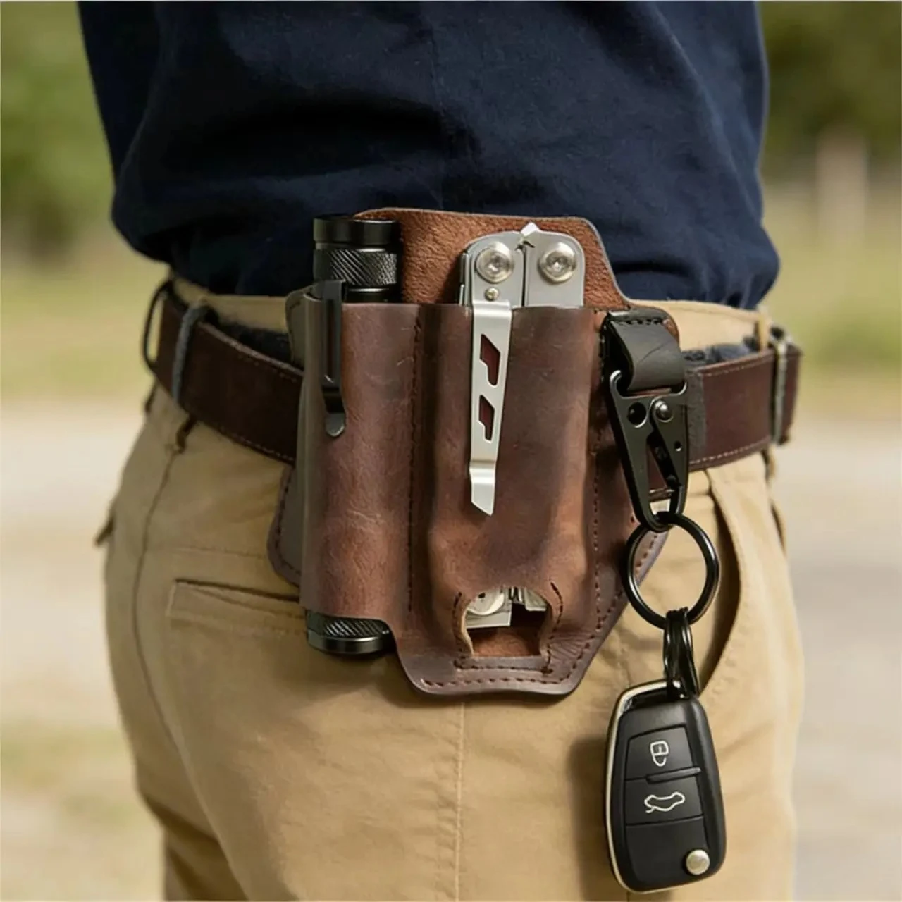 Tactical Knife Cover EDC Tactical Leg Bag Tool Cover Outdoor Survival PU Leather Flashlight Fanny Pack Waist Accessories
Tactical Knife Cover EDC Tactical Leg Bag Tool Cover Outdoor Survival PU Leather Flashlight Fanny Pack Waist Accessories