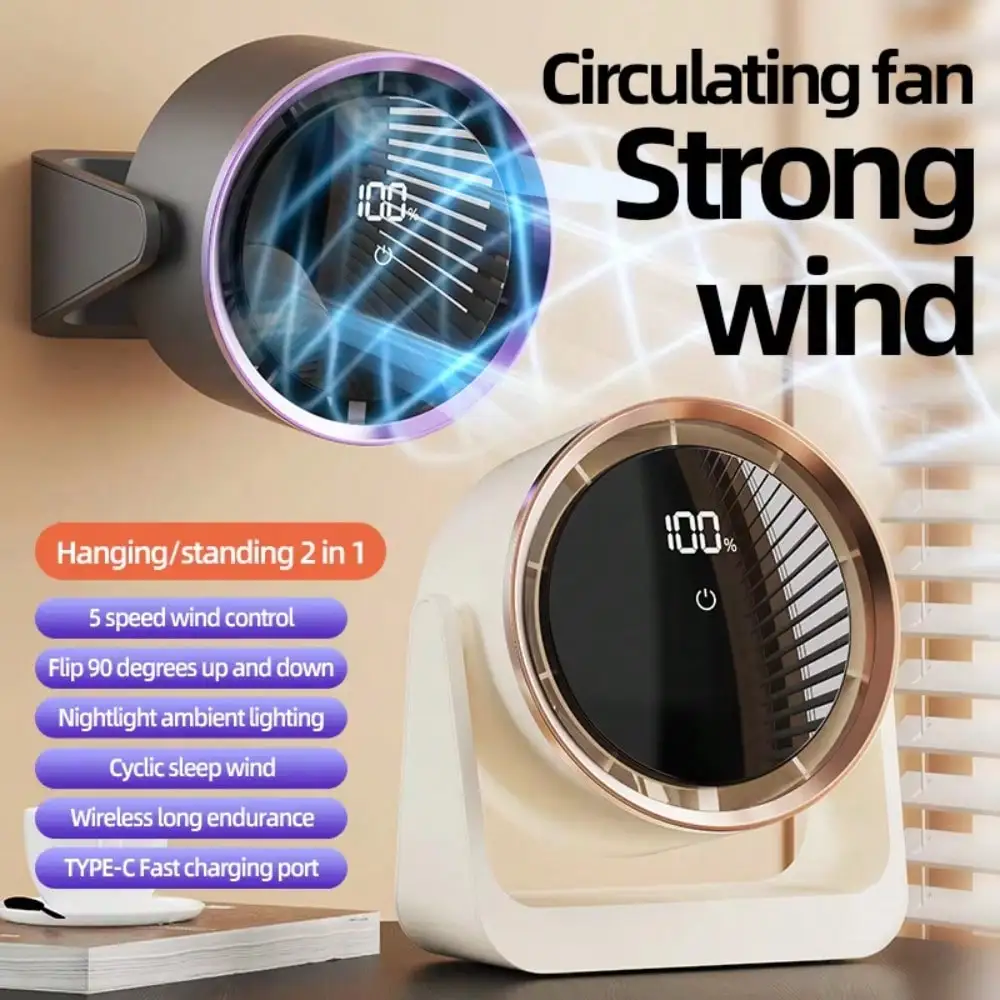 S400 Turbo Fan 100 Speed High-Speed Small Desktop Fan USB Digital Display Wall Mounted Electric Air Circulation Fan
S400 Turbo Fan 100 Speed High-Speed Small Desktop Fan USB Digital Display Wall Mounted Electric Air Circulation Fan