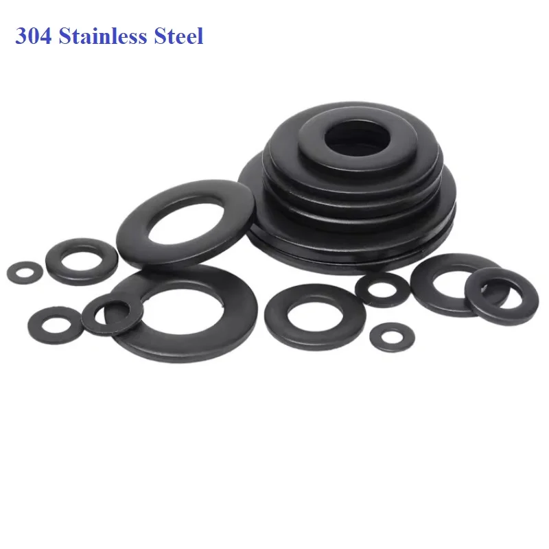 304 Stainless Steel Black Super Thin Flat Washers Gaskets Flat Pads M4
304 Stainless Steel Black Super Thin Flat Washers Gaskets Flat Pads M4