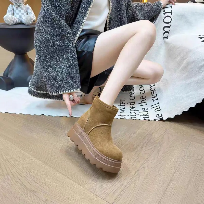 Женские зимние зимние ботинки на толстой подошве, короткие водонепроницаемые хлопковые ботинки на флисовой подкладке, нескользящие теплые хлопковые ботинки
Женские зимние зимние ботинки на толстой подошве, короткие водонепроницаемые хлопковые ботинки на флисовой подкладке, нескользящие теплые хлопковые ботинки