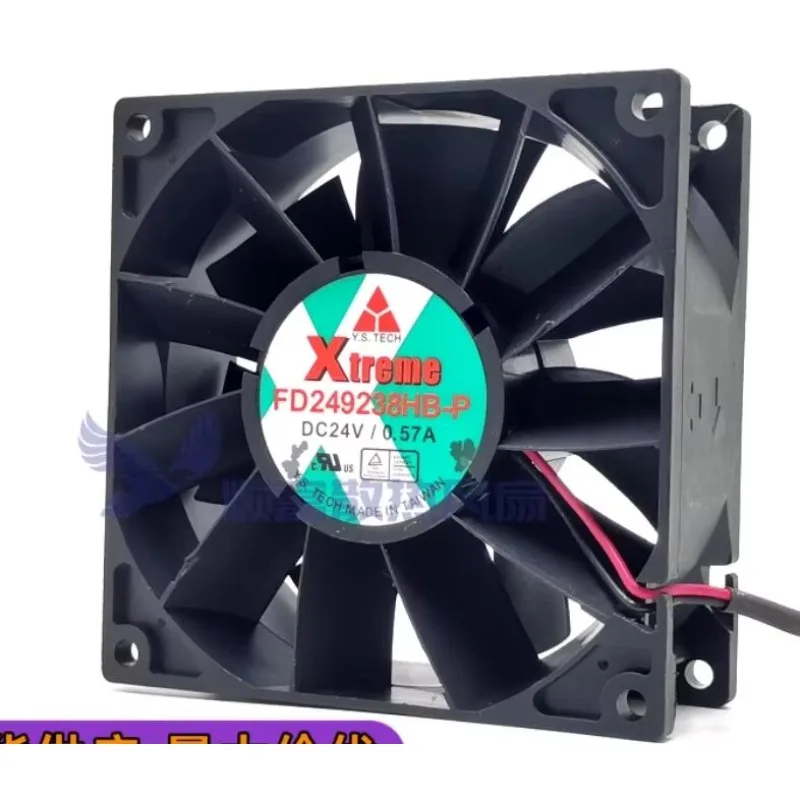 Y.S TECH FD249238HB-P DC 24V 0.57A 90x90x38mm 2-Wire Server Cooling Fan
Y.S TECH FD249238HB-P DC 24V 0.57A 90x90x38mm 2-Wire Server Cooling Fan