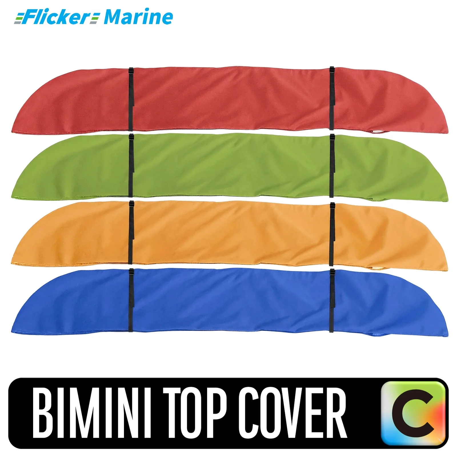 FLICKER MARINE Bimini Top Cover Colorful Series Multi Size, Reinforced Stitching, UV Protection, Long Lasting Performance, Secur
FLICKER MARINE Bimini Top Cover Colorful Series Multi Size, Reinforced Stitching, UV Protection, Long Lasting Performance, Secur