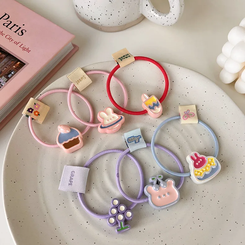 Hair Tie Soft Elastic Band with Cute Cake Rabbit Bear for Girly Ponytail Daily Premium Versatile Durable Quality
Hair Tie Soft Elastic Band with Cute Cake Rabbit Bear for Girly Ponytail Daily Premium Versatile Durable Quality