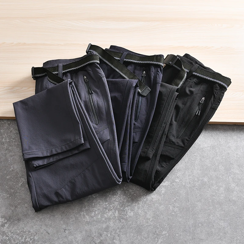Outdoor Function Men's Casual Sports Thin Straight Leg Elastic Long Pants Standard Belt Moisture Wicking Lightweight Trousers
Outdoor Function Men's Casual Sports Thin Straight Leg Elastic Long Pants Standard Belt Moisture Wicking Lightweight Trousers