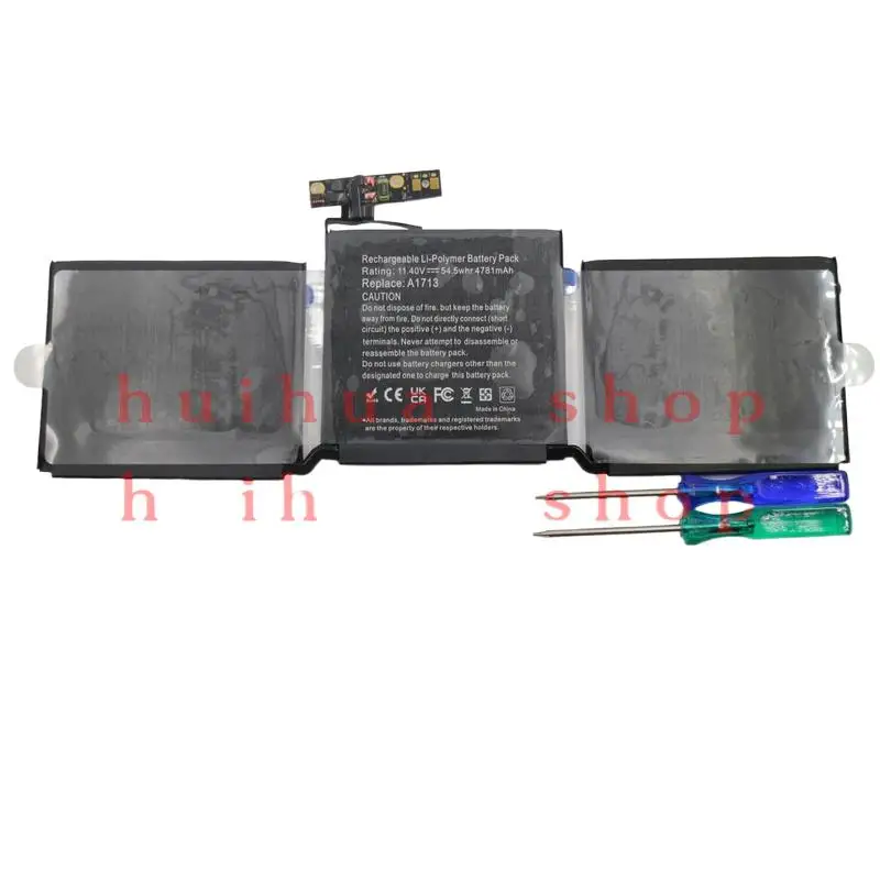 A1713 A1708 Battery For MacBook Pro 13" Late 2016 Mid 2017 EMC 2978 EMC 3164 New
A1713 A1708 Battery For MacBook Pro 13" Late 2016 Mid 2017 EMC 2978 EMC 3164 New