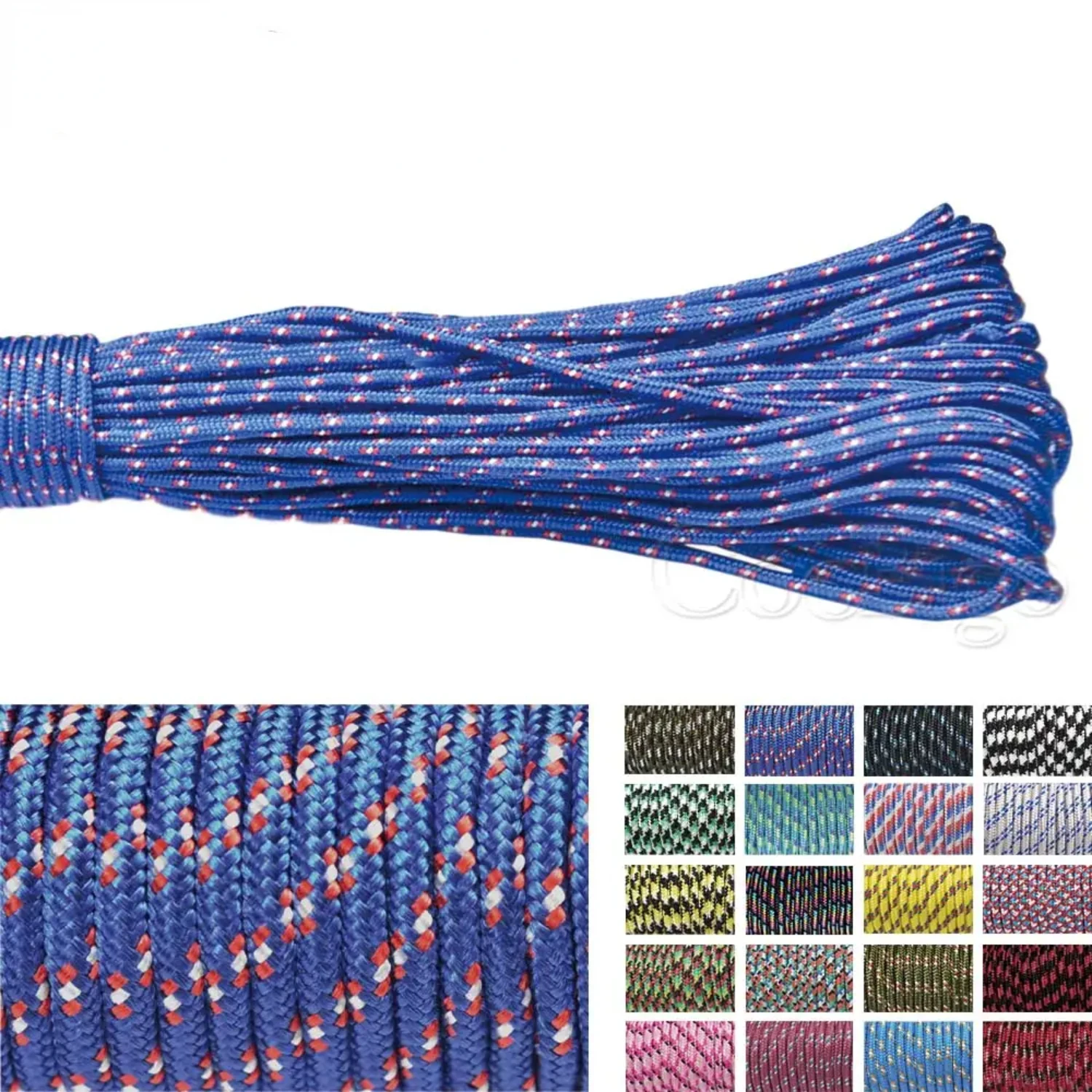 3mm Paracord 350 Parachute Cord Outdoor Hiking Camping Survival Bracelet Rope Dog Collar Lanyard Accessories One Core 100/328ft
3mm Paracord 350 Parachute Cord Outdoor Hiking Camping Survival Bracelet Rope Dog Collar Lanyard Accessories One Core 100/328ft
